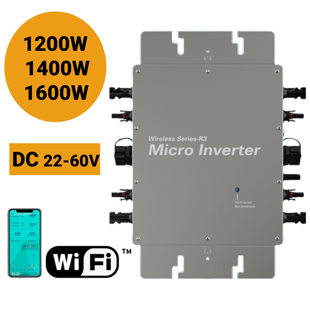 Micro Inverter 1400W Solar Grid Tie - Izgara Kravat Watt Güneş Mikro Invertör