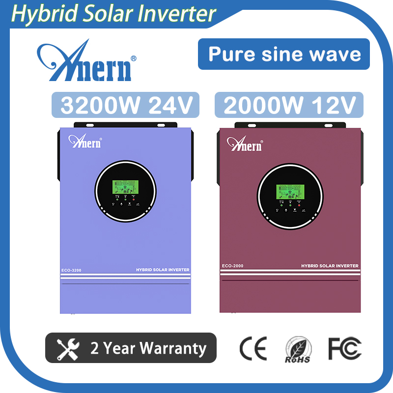 Grid Tie Inverter Limiter 2000W - Anern 3200W 2000W Şebekeden Bağımsız Hibrit