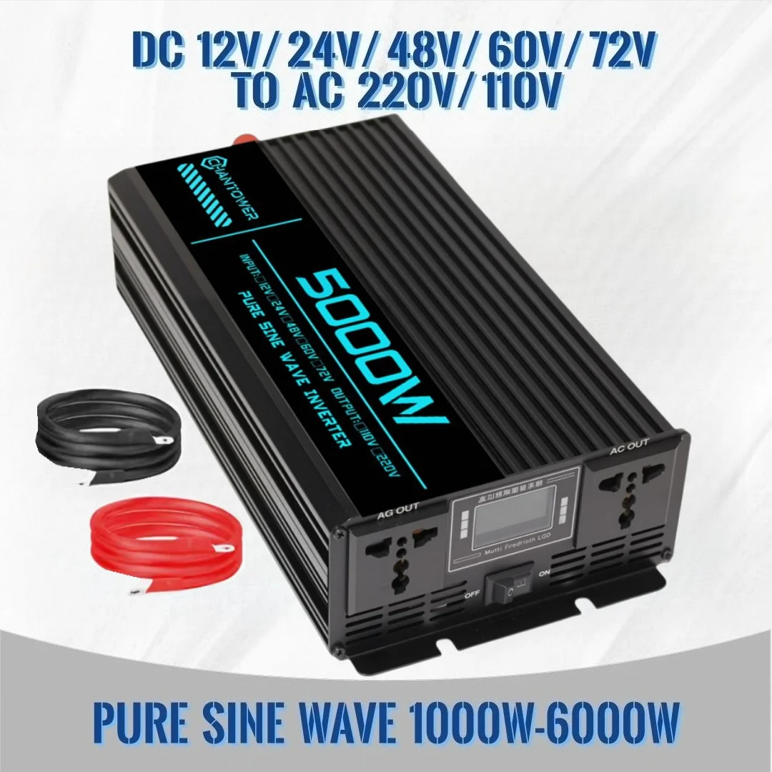 Saf Sinüs Dalgası İnvertörü DC - Pure Sine Wave Inverter 5000W 48V 220V incelemesi ve fiyatı